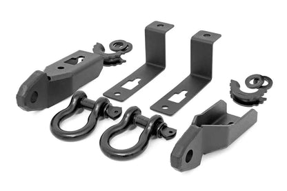Rough Country Tow Hook Brackets | D-Ring Combo | Ford Ranger 2WD/4WD (2019-2023) by Rough Country