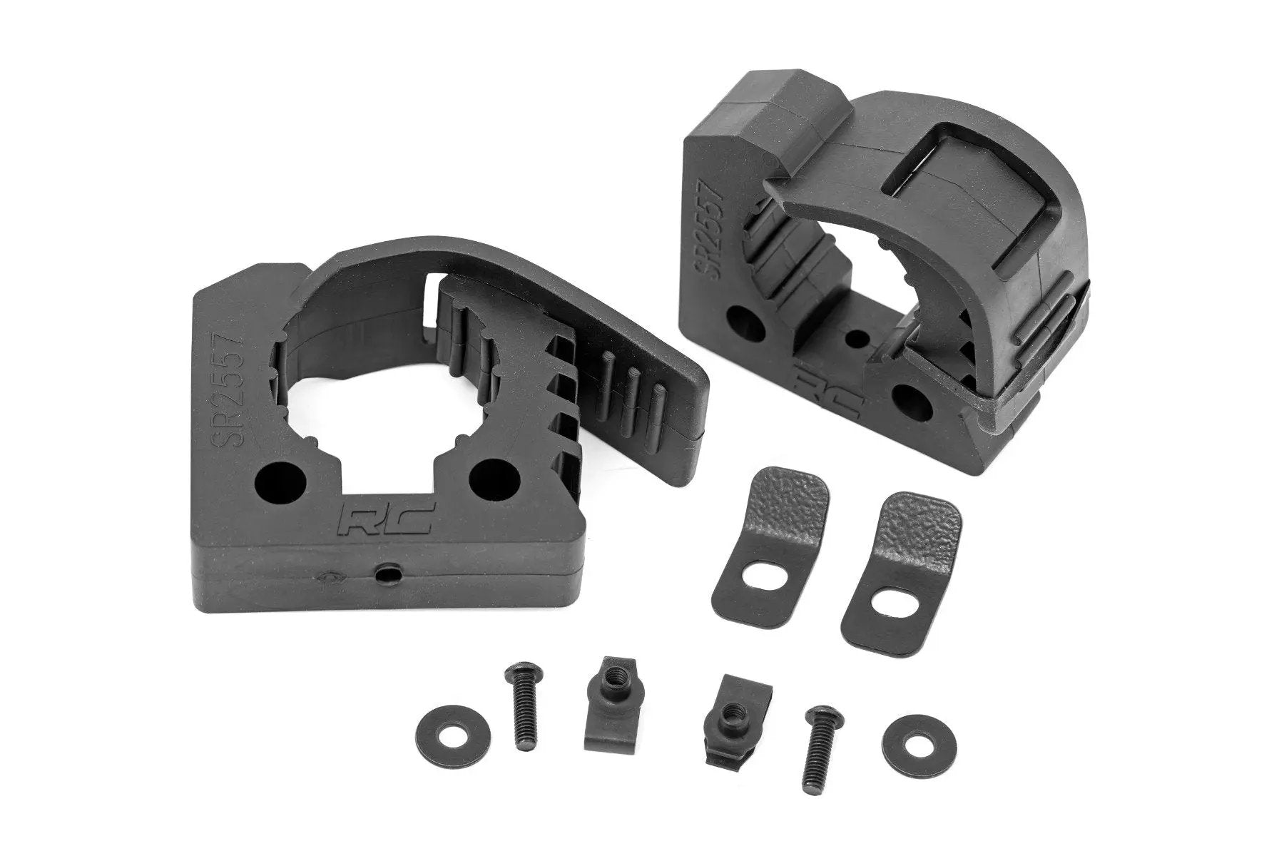 Rough Country Rubber Molle Panel Clamp Kit | Universal | 1" - 2 1/4" | 2-Clamps by Rough Country
