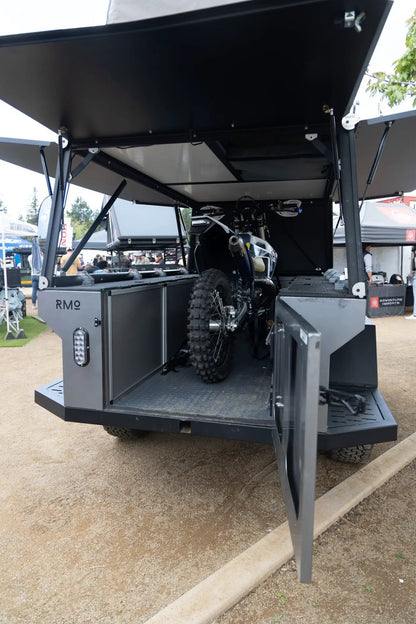 Rustic Mountain Overland Anzac GFC Moto Hauler - Driver Side Utility Module Package by Goose Gear