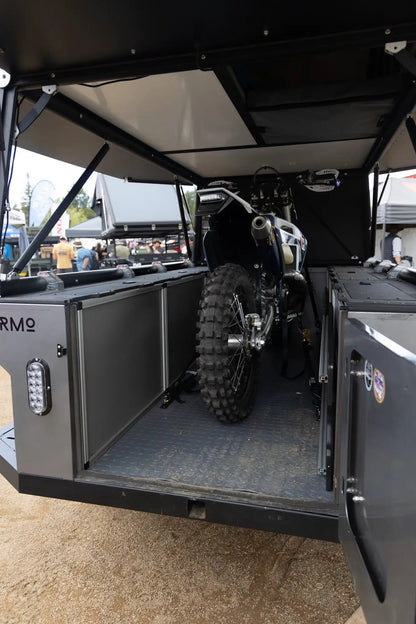 Rustic Mountain Overland Anzac GFC Moto Hauler - Driver Side Utility Module Package by Goose Gear