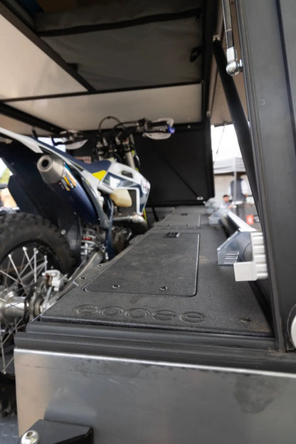 Rustic Mountain Overland Anzac GFC Moto Hauler - Passenger Side Utility Module Package by Goose Gear