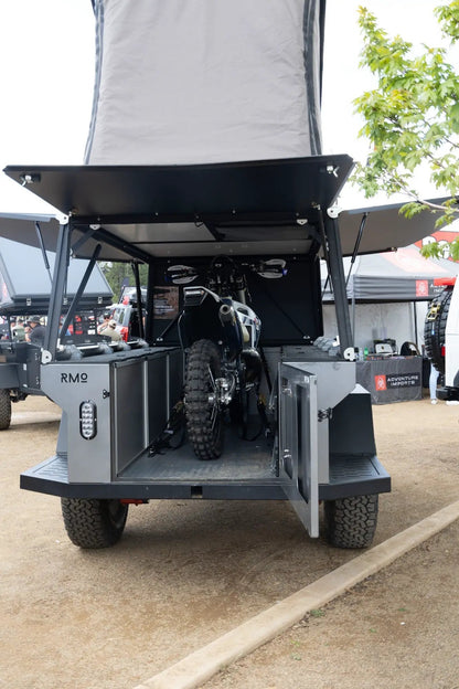 Rustic Mountain Overland Anzac GFC Moto Hauler - Passenger Side Utility Module Package by Goose Gear
