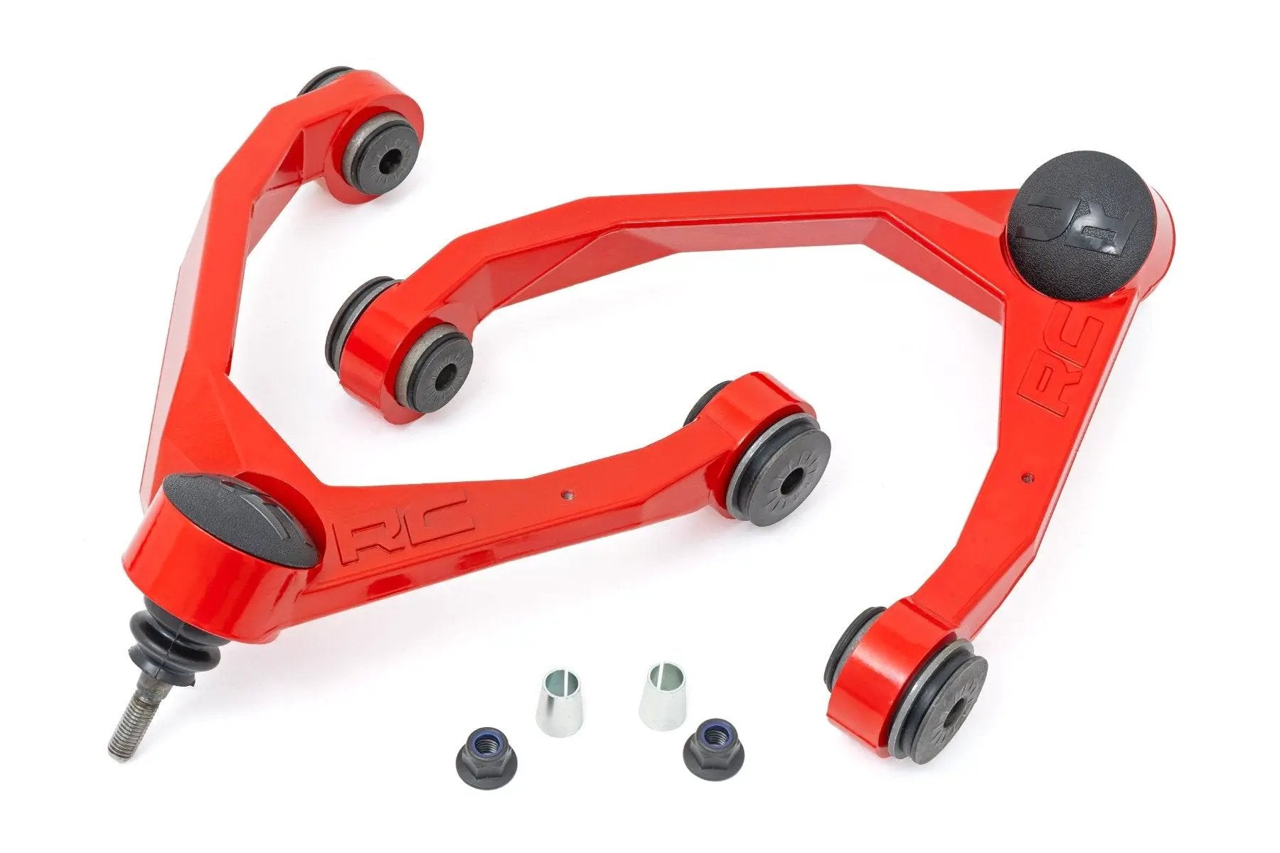 Rough Country Red Forged Upper Control Arms | 2.5-3.5 Inch Lift | Chevy/GMC 1500 Truck & SUV (07-18 & Classic) by Rough Country