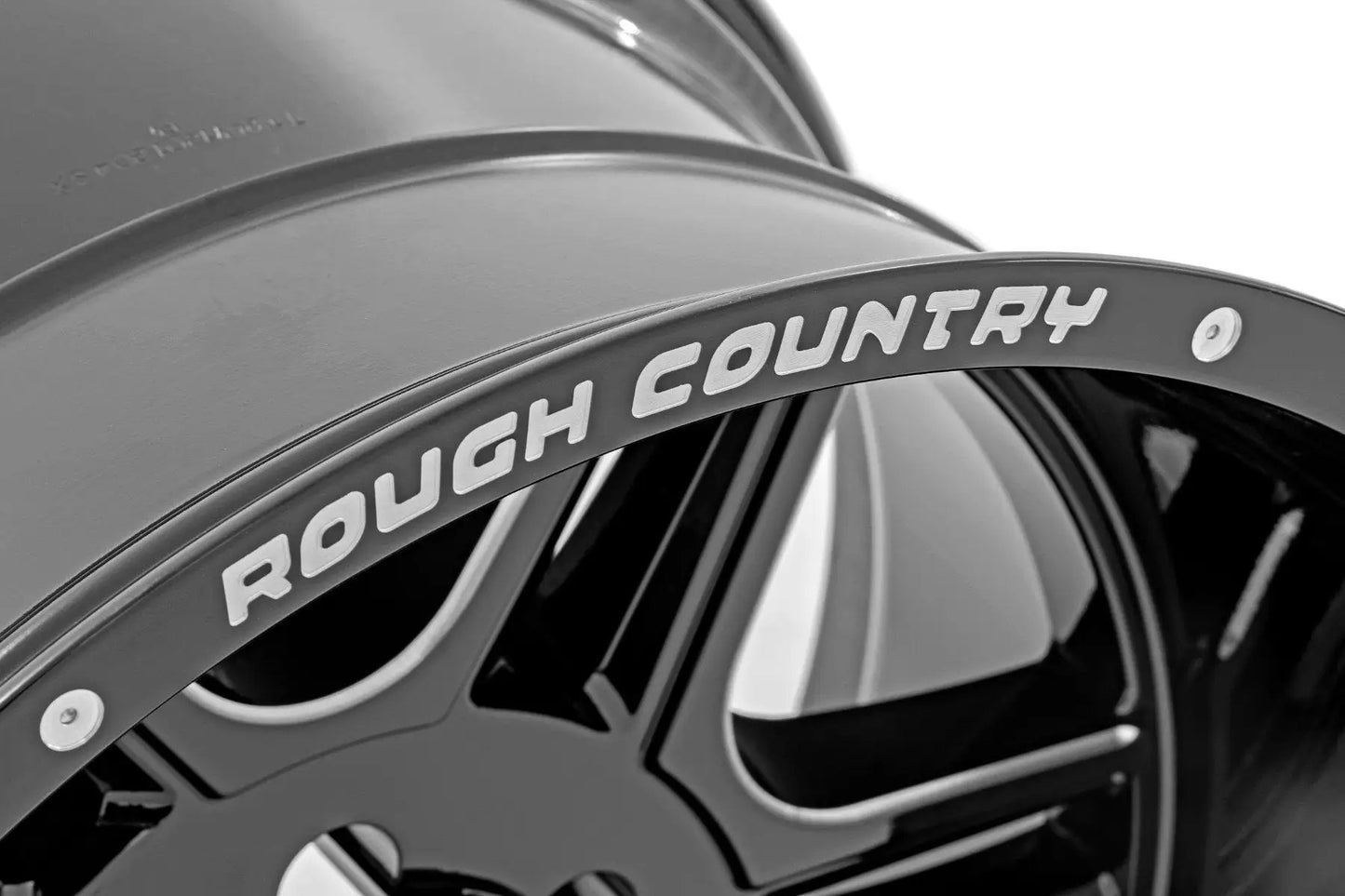 Rough Country 92 Series Wheel | Machined One-Piece | Gloss Black | 20x12 | 8x6.5 | -44mm by Rough Country