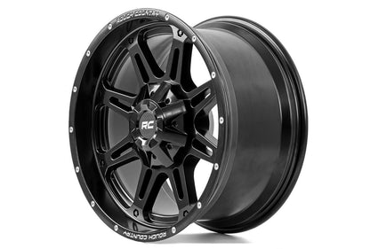 Rueda Rough Country Serie 94 | Una pieza | Negro mate | 20x10 | 8x170 | -18 mm