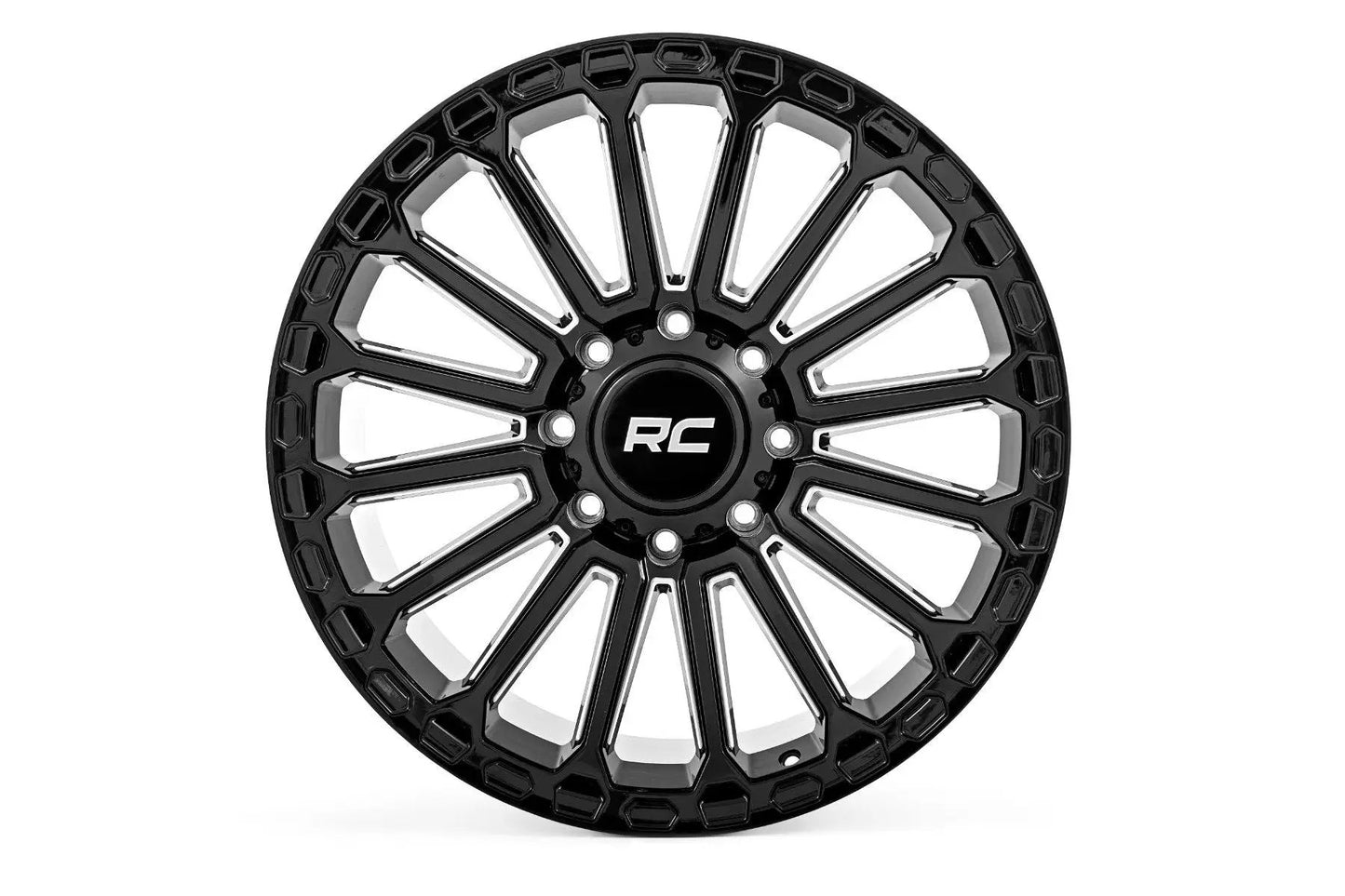 Rough Country 97 Series Wheel | One-Piece | Gloss Black | 22x10 | 6x5.5 | -25mm by Rough Country
