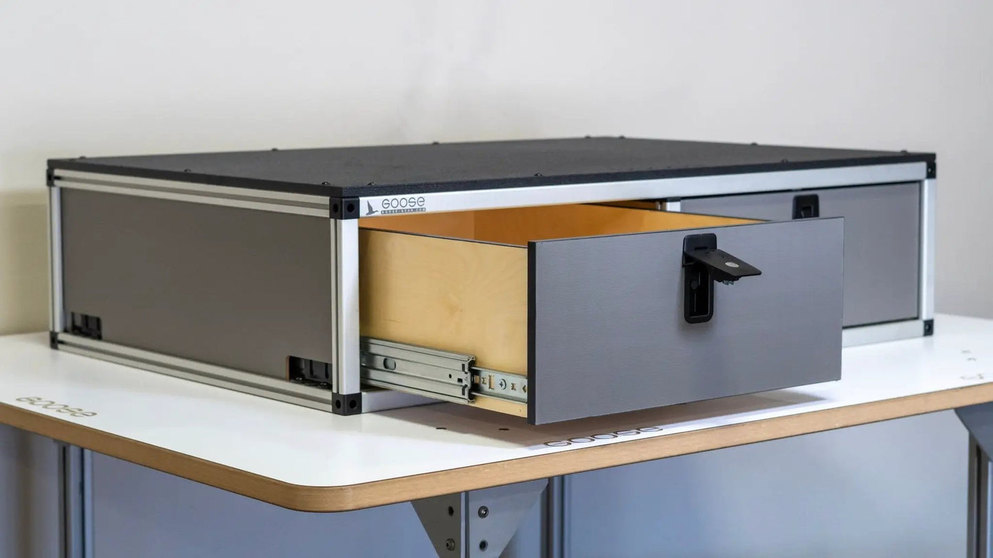 Side x Side Drawer Module - 41 3/8" Wide x 28" Depth by Goose Gear