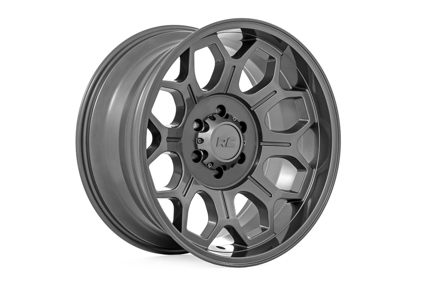 Rough Country 77 Series Wheel | One-Piece | Gunmetal Gray | 20x9 | 6x5.5 | -12mm