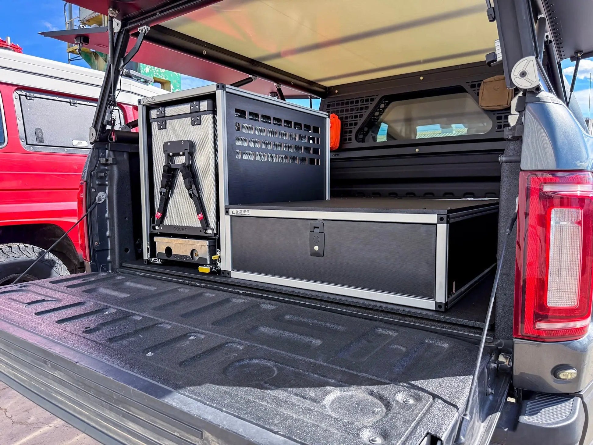 SoCal Ultimate Chef and Storage Package for Ford F150 Raptor 2015-2020 2nd Gen. SuperCrew by Goose Gear