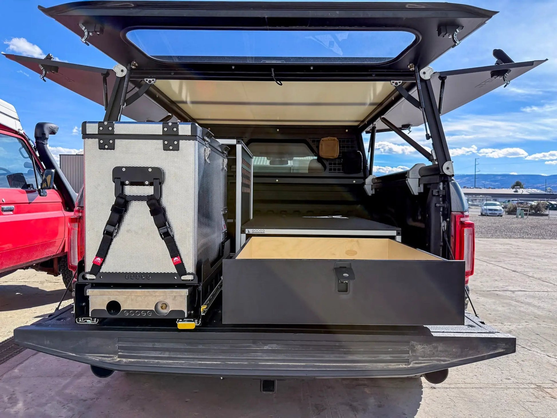 SoCal Ultimate Chef and Storage Package for Ford F150 Raptor 2015-2020 2nd Gen. SuperCrew by Goose Gear
