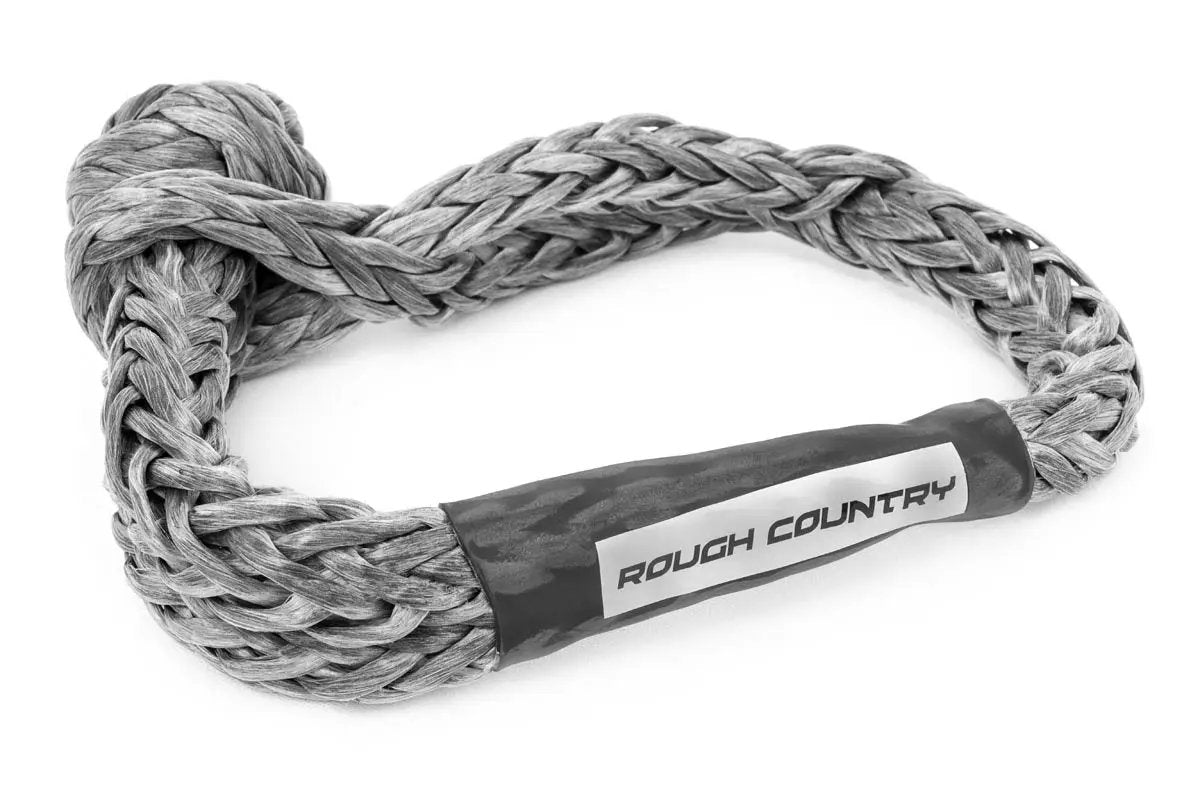 Rough Country Soft Shackle | 7/16 Inch | Gray by Rough Country