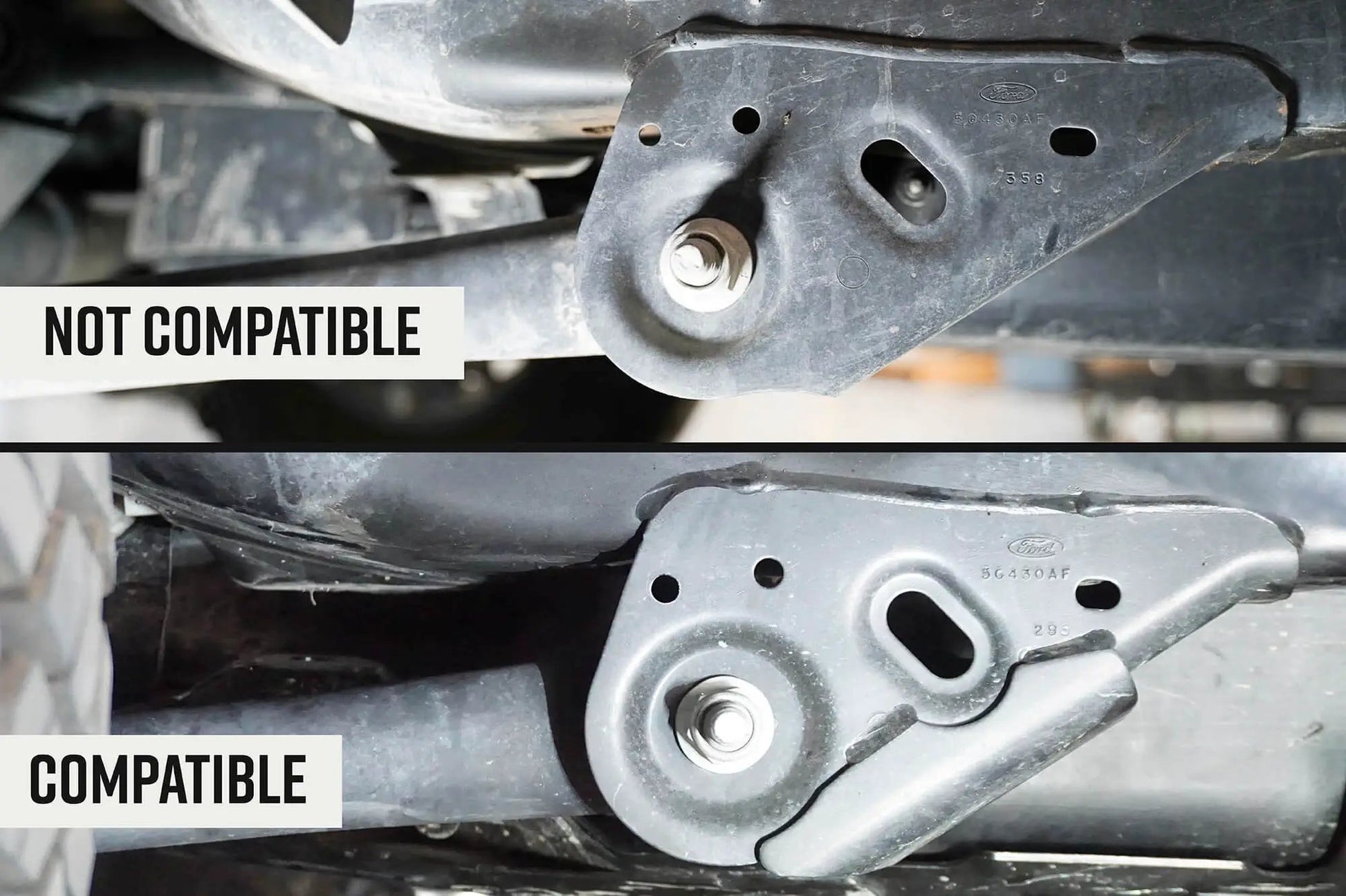 DV8 Offroad Heavy duty frame-side trailing arm skid plate to prevent you from getting hung up on those pesky rocks. by DV8 Offroad