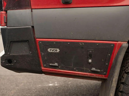 Flatline Van Co. Sprinter Van Rocker Lockers by Flatline Van Co.
