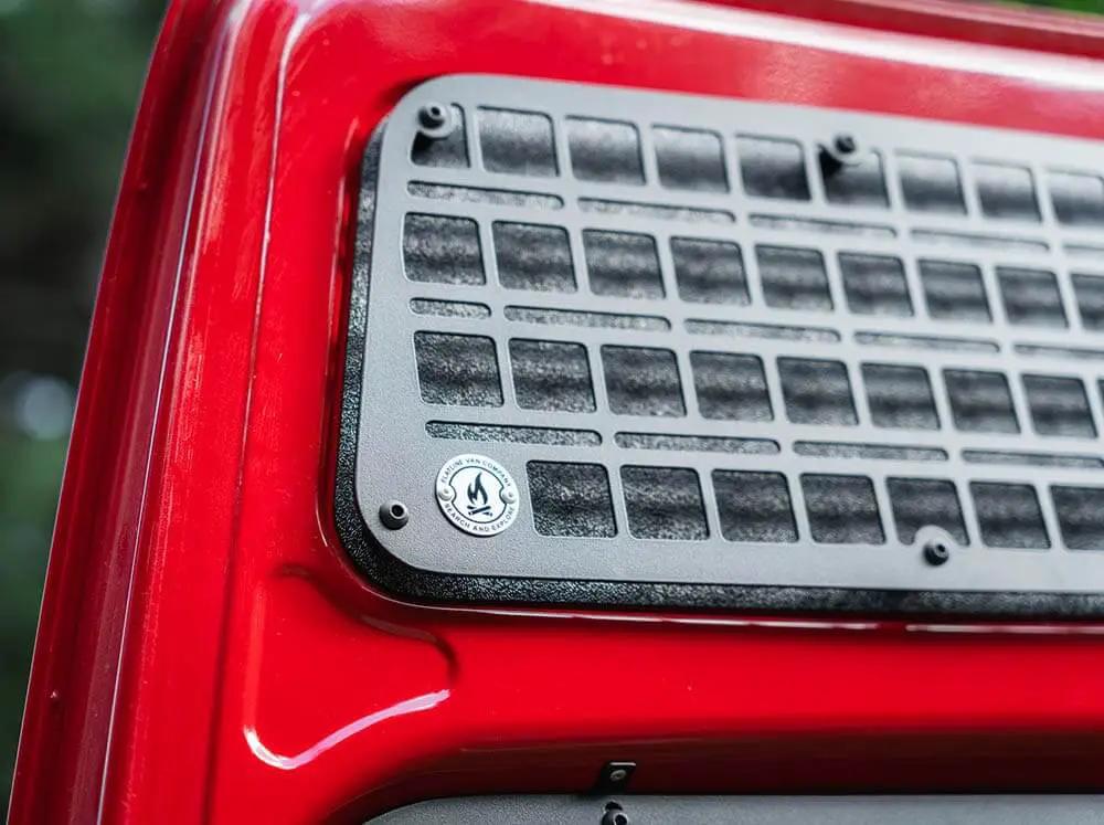 Flatline Van Co. Sprinter Rear Door Window Molle Panels by Flatline Van Co.