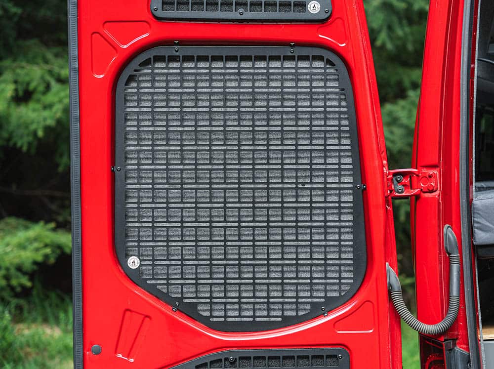 Flatline Van Co. Sprinter Rear Door Upper Molle Panels by Flatline Van Co.