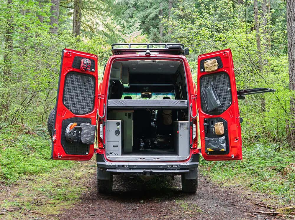 Flatline Van Co. Sprinter Rear Door Full Molle Panel Kit by Flatline Van Co.