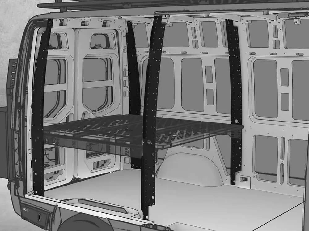 Flatline Van Co. Sprinter Van Bed Brackets by Flatline Van Co.