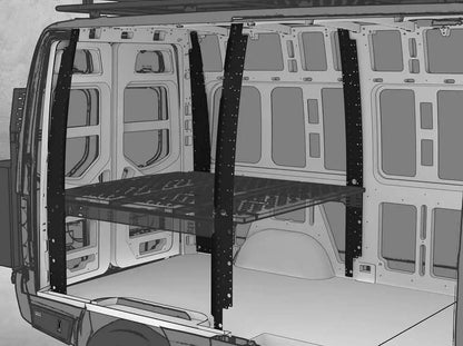 Flatline Van Co. Sprinter Van Bed Brackets by Flatline Van Co.