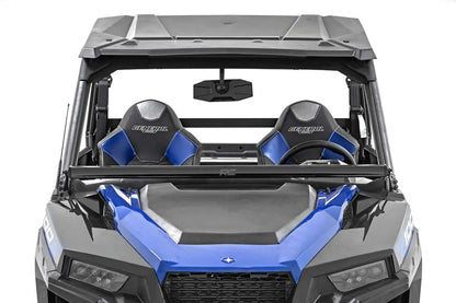 Rough Country LED Light Kit | Lower Windshield | 50" Black Single Row | White DRL | Polaris General XP 4 1000 by Rough Country
