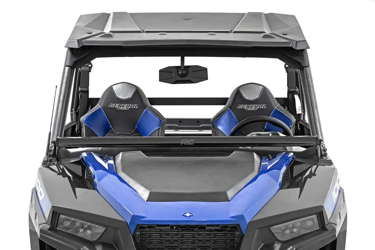 Rough Country LED Light Kit | Lower Windshield | 50" Black Single Row | Polaris General XP 4 1000 by Rough Country