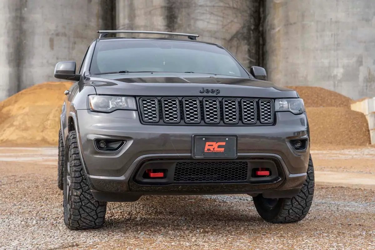 Rough Country Tow Hooks | Forged | Red | Jeep Grand Cherokee 2WD/4WD (2015-2022) by Rough Country
