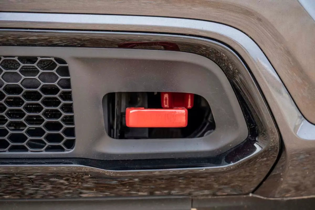 Rough Country Tow Hooks | Forged | Red | Jeep Grand Cherokee 2WD/4WD (2015-2022) by Rough Country