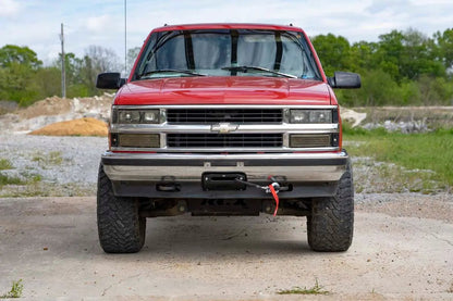 Rough Country Hidden Winch Mounting Plate | Chevy C1500/K1500 Truck & SUV 4WD (1988-1999) by Rough Country