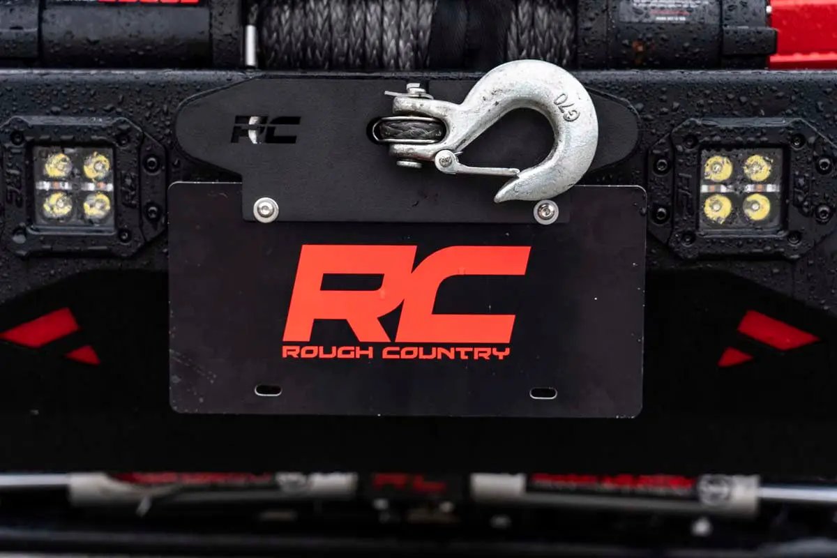Rough Country License Plate Mnt | Hawse | Quick Release by Rough Country