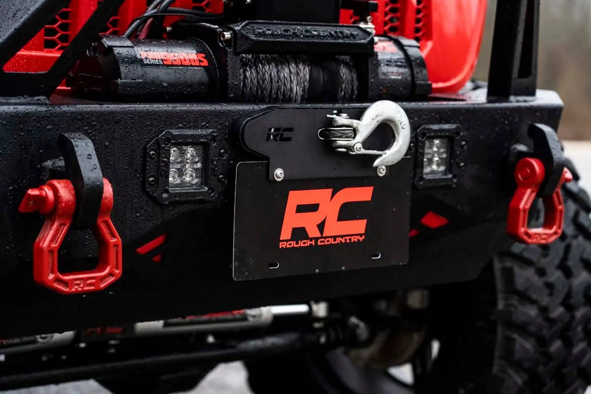 Rough Country License Plate Mnt | Hawse | Quick Release by Rough Country