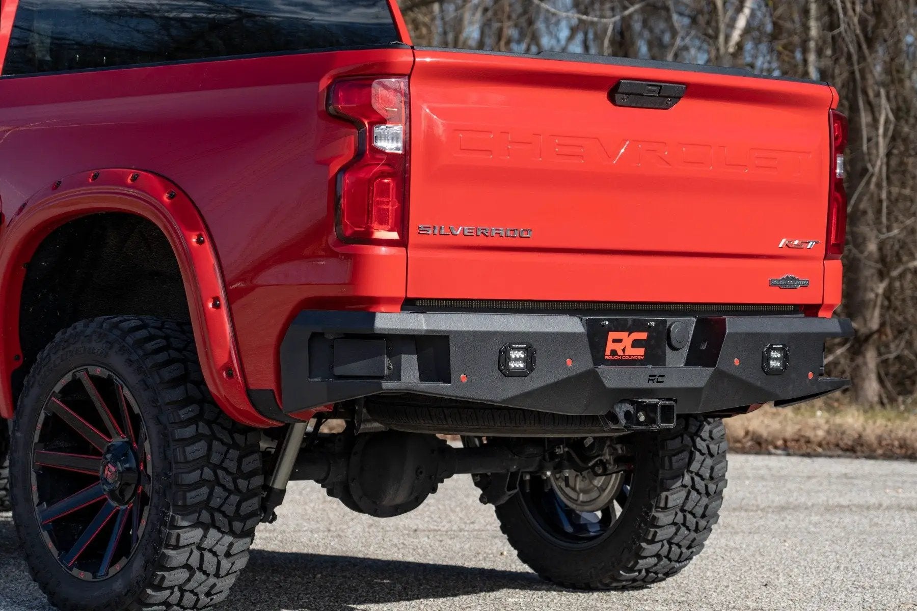 Rough Country Rear LED Bumper | Chevy Silverado 1500 2WD/4WD (2019-2024) by Rough Country