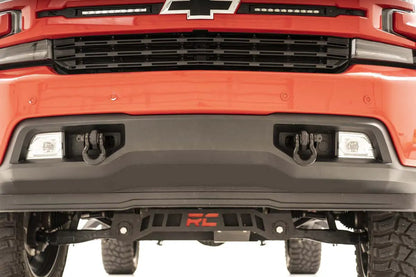 Rough Country Tow Hook Brackets | D-Ring Combo | Chevy Silverado 1500 2WD/4WD (2019-2022) by Rough Country