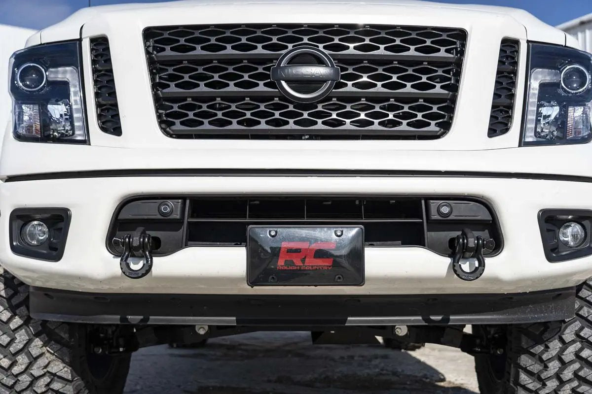 Rough Country Tow Hook Brackets | Nissan Titan 2WD/4WD (2017-2024) by Rough Country