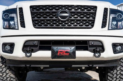 Rough Country Tow Hook Brackets | D-Ring Combo | Nissan Titan 2WD/4WD (2017-2024) by Rough Country