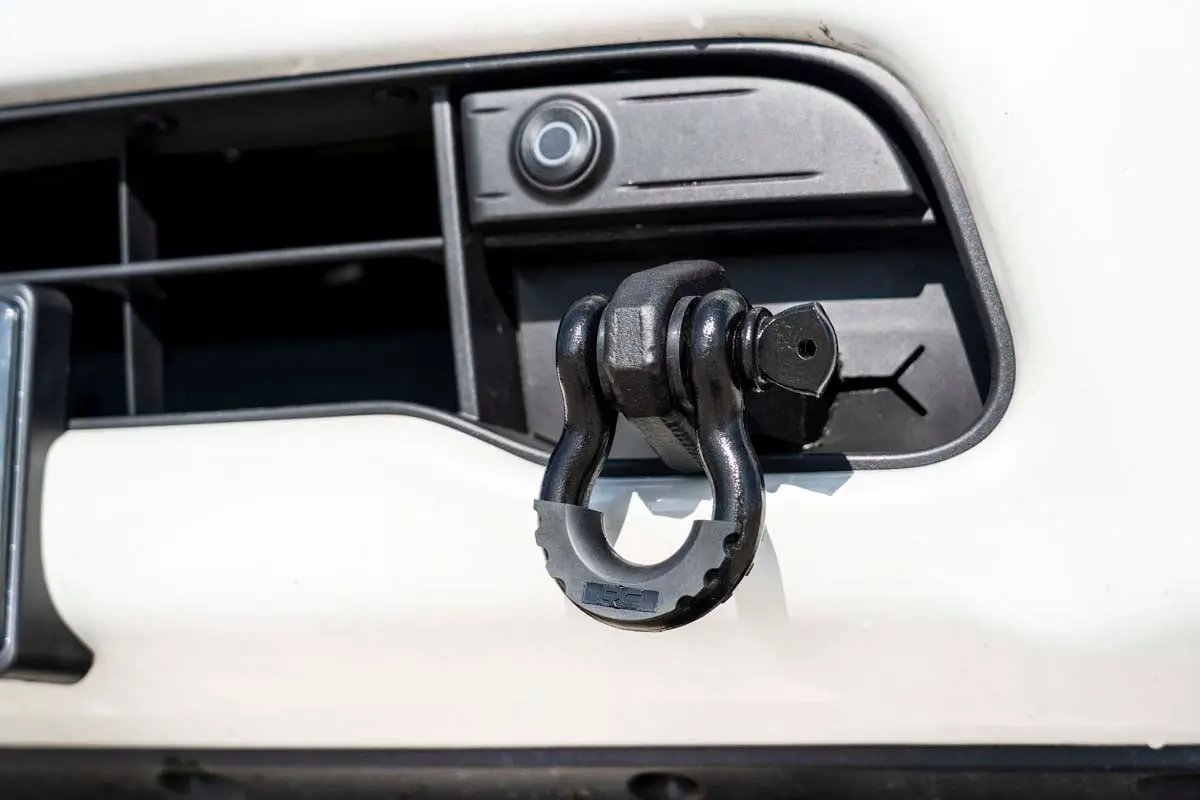 Rough Country Tow Hook Brackets | D-Ring Combo | Nissan Titan 2WD/4WD (2017-2024) by Rough Country