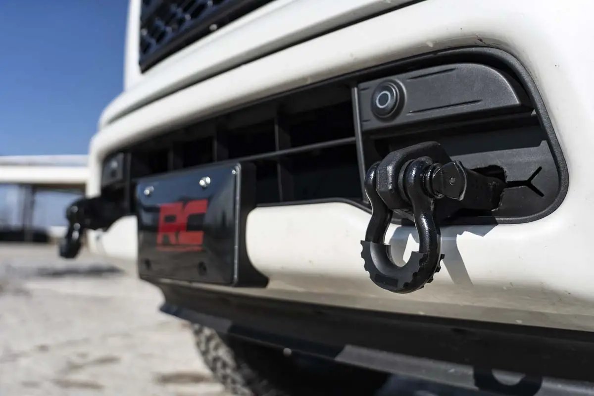Rough Country Tow Hook Brackets | Nissan Titan 2WD/4WD (2017-2024) by Rough Country