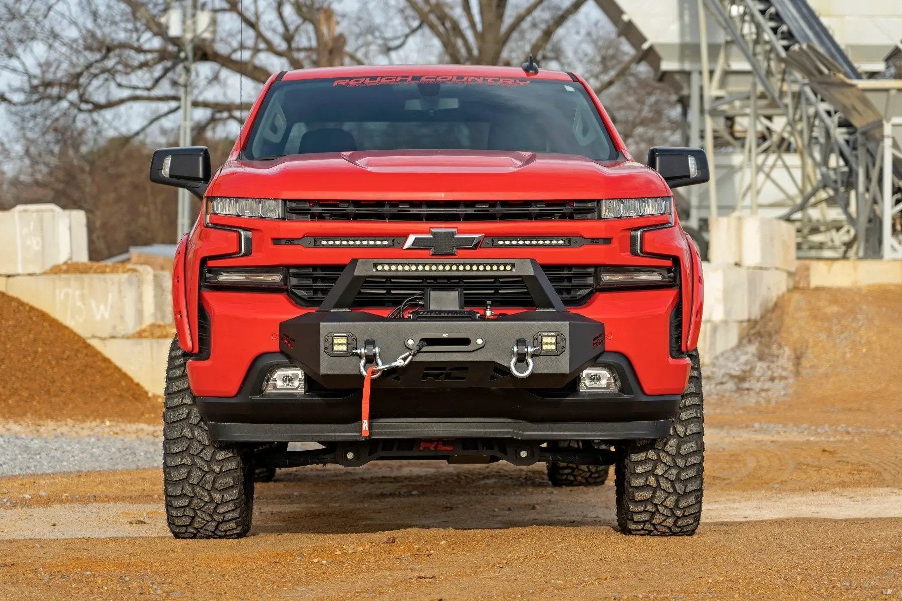 Rough Country EXO Winch Mount Kit | Chevy Silverado 1500 2WD/4WD (2019-2022) by Rough Country