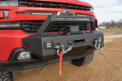 Rough Country EXO Winch Mount Kit | Chevy Silverado 1500 2WD/4WD (2019-2022) by Rough Country