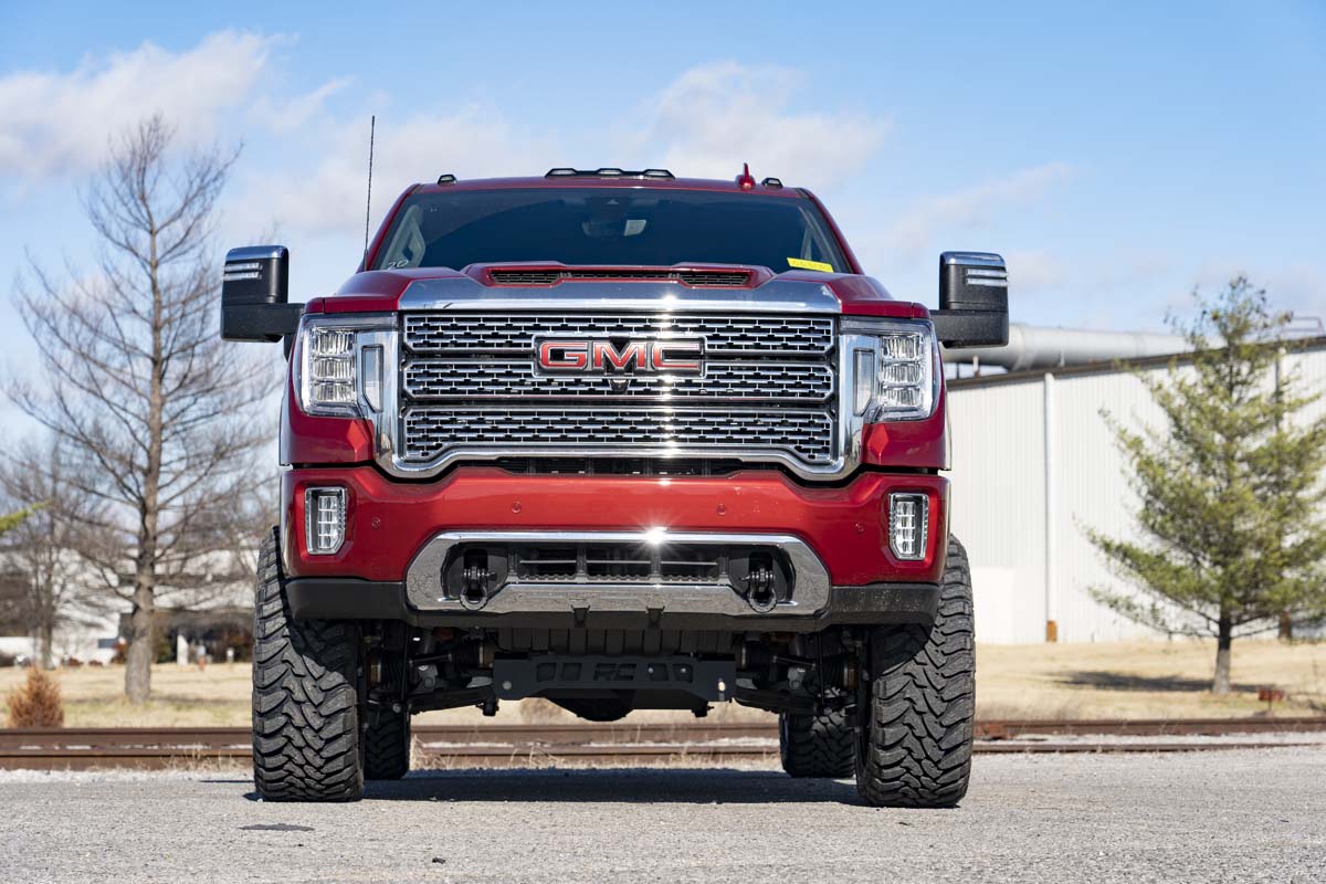 Rough Country Tow Hook Brackets | D-Ring Combo | GMC Sierra 2500 HD 2WD/4WD (2020-2026)