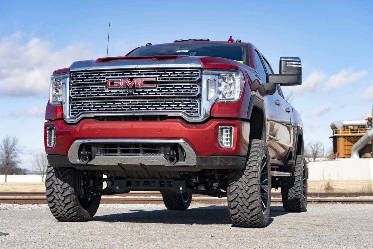 Rough Country Tow Hook Brackets | D-Ring Combo | GMC Sierra 2500 HD 2WD/4WD (2020-2026)
