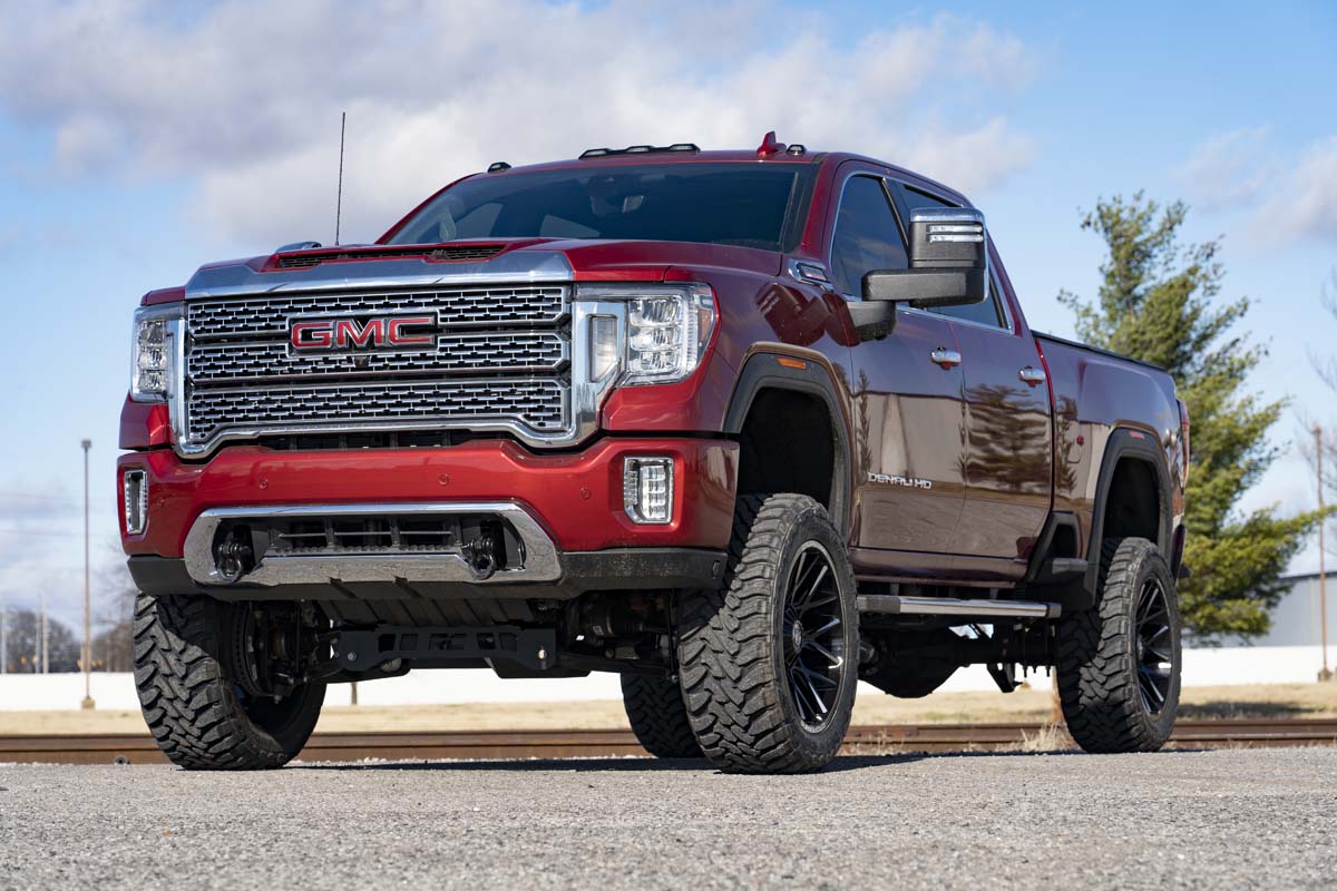 Rough Country Tow Hook Brackets | D-Ring Combo | GMC Sierra 2500 HD 2WD/4WD (2020-2026)