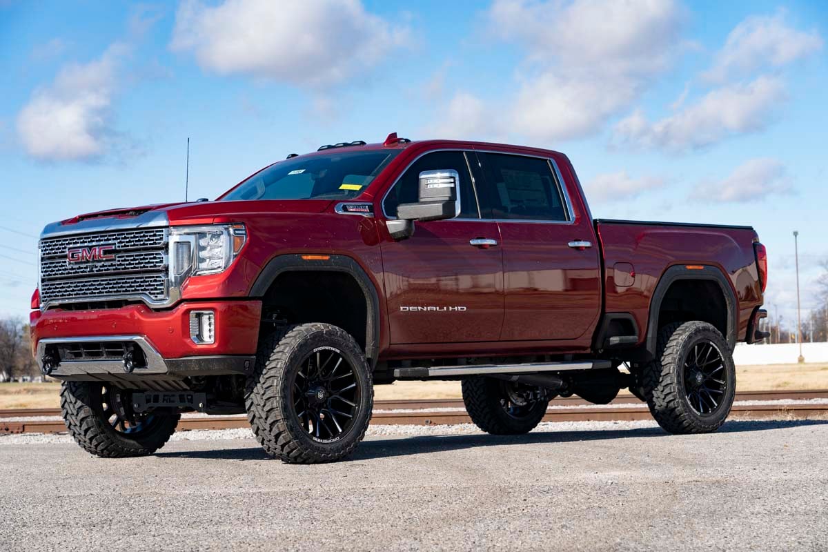 Rough Country Tow Hook Brackets | D-Ring Combo | GMC Sierra 2500 HD 2WD/4WD (2020-2026)