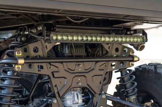 Kit de luces LED | Montaje debajo de la cama | Barra única negra de 20" | Polaris Ranger XP 1000