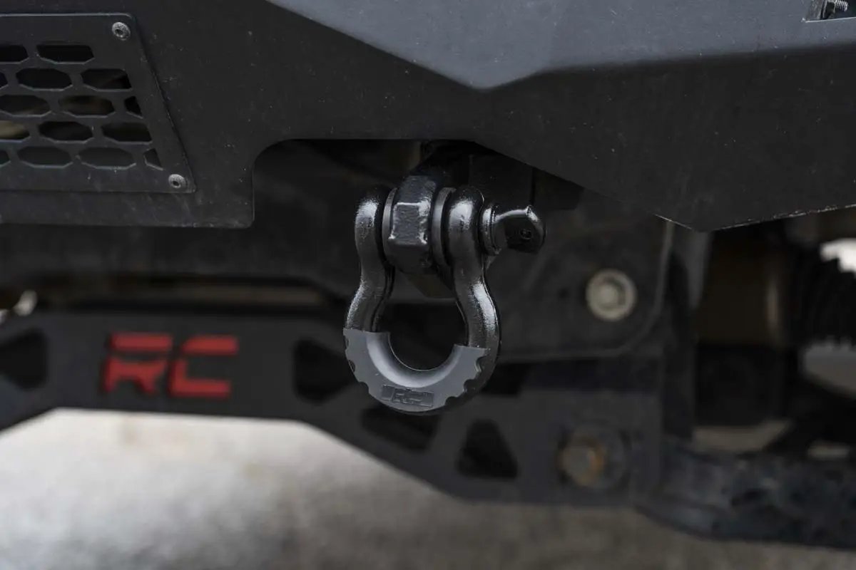 Rough Country Tow Hook Brackets | D-Ring Combo | Ford F-150 2WD/4WD (2009-2025) by Rough Country