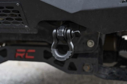 Rough Country Tow Hook Brackets | D-Ring Combo | Ford F-150 2WD/4WD (2009-2025) by Rough Country