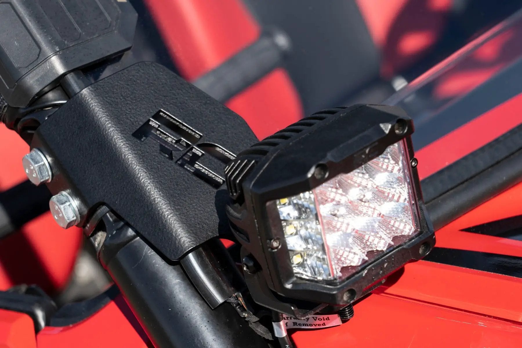 Rough Country LED Light Kit | Cage Mount | 2" Black Pair | Honda Talon 1000 by Rough Country