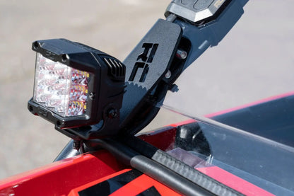 Rough Country LED Light Kit | Cage Mount | 2" Black Pair | Amber DRL | Honda Talon 1000 by Rough Country