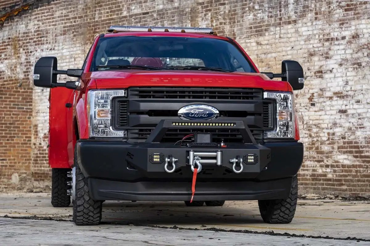 Rough Country EXO Winch Mount Kit | Ford F-250/F-350 Super Duty 2WD/4WD (2017-2020) by Rough Country