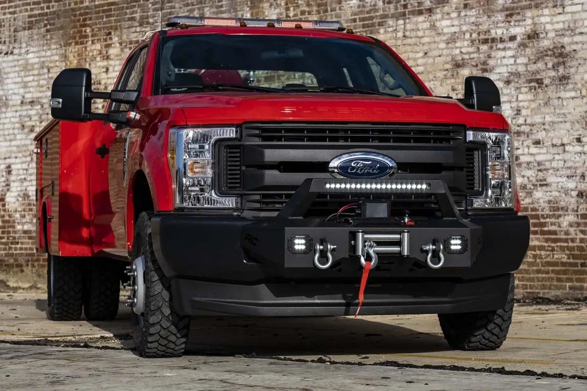 Rough Country EXO Winch Mount Kit | Ford F-250/F-350 Super Duty 2WD/4WD (2017-2020) by Rough Country