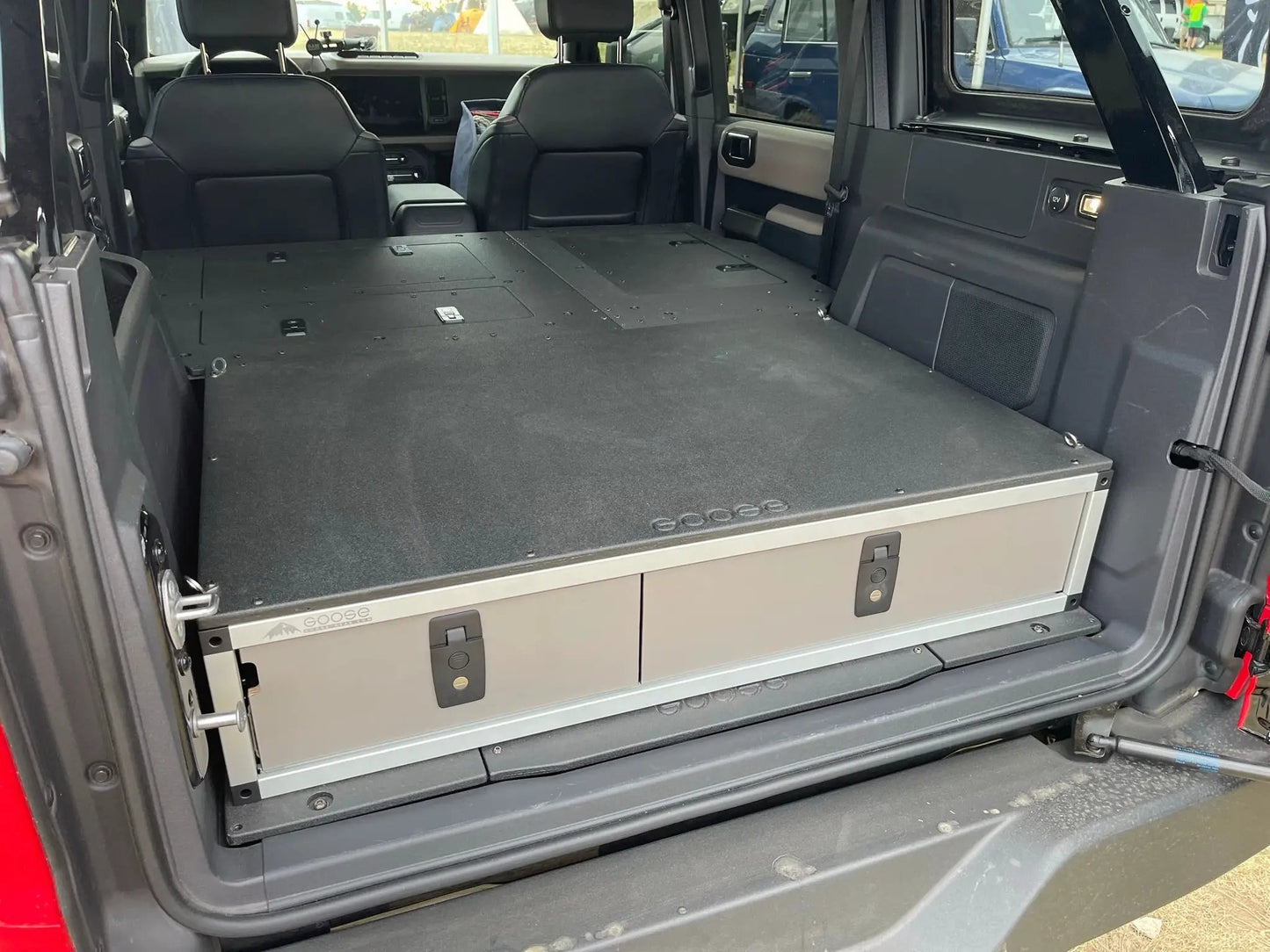 Stealth Sleep and Storage Package for Ford Bronco 2021-Present 6th Gen. 4 Door by Goose Gear