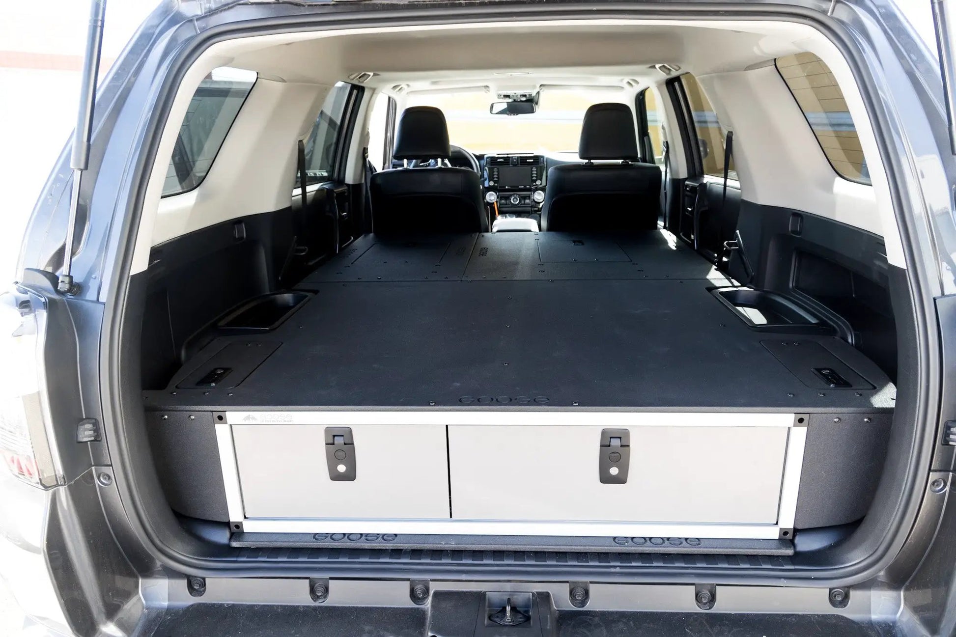 Stealth Sleep and Storage Package with Fitted Top Plate for Toyota 4Runner 2010-2024 5th Gen. by Goose Gear